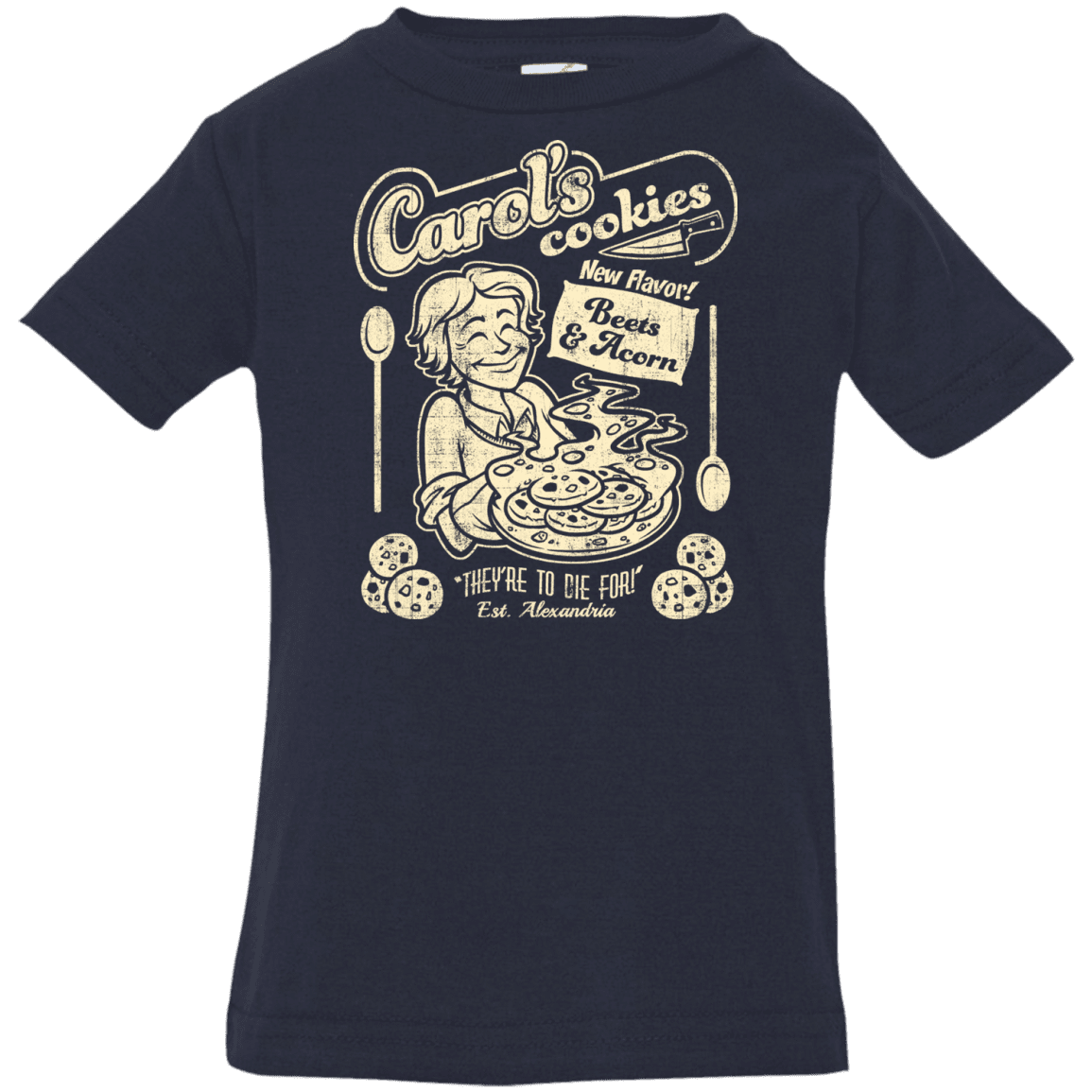 T-Shirts Navy / 6 Months Carols Cookies Infant Premium T-Shirt