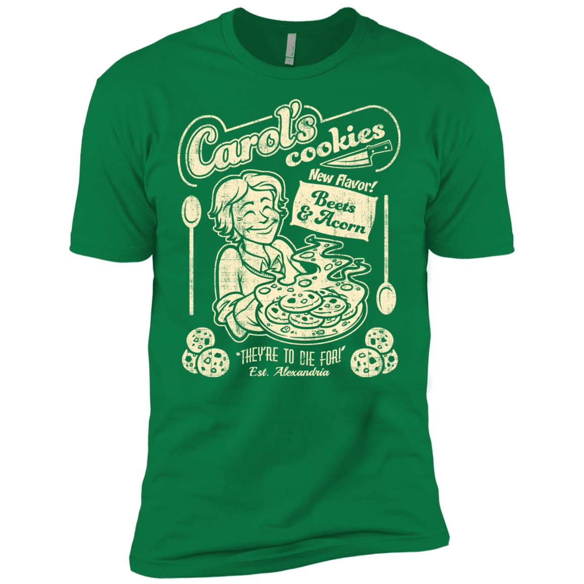 T-Shirts Kelly Green / X-Small Carols Cookies Men's Premium T-Shirt