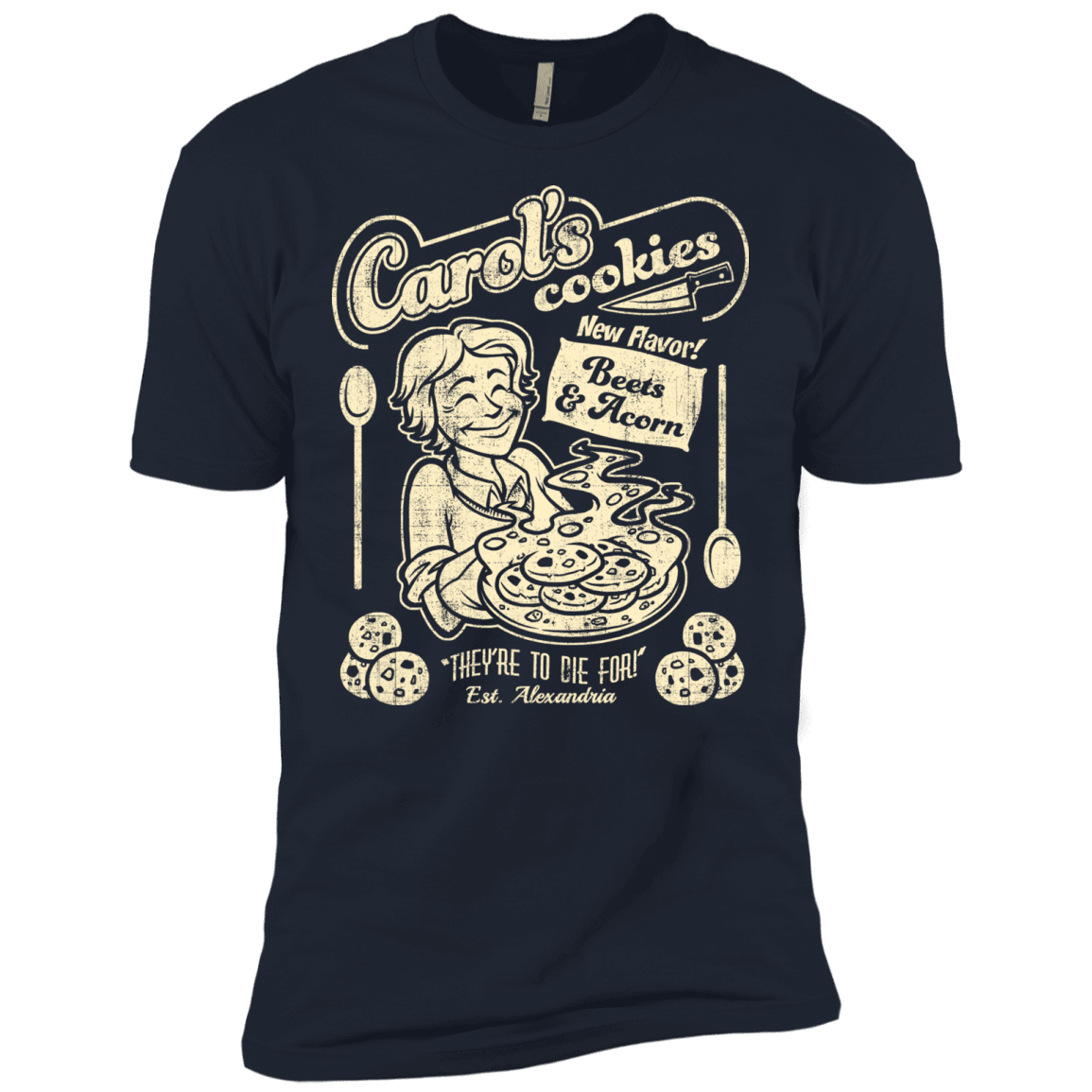 T-Shirts Midnight Navy / X-Small Carols Cookies Men's Premium T-Shirt
