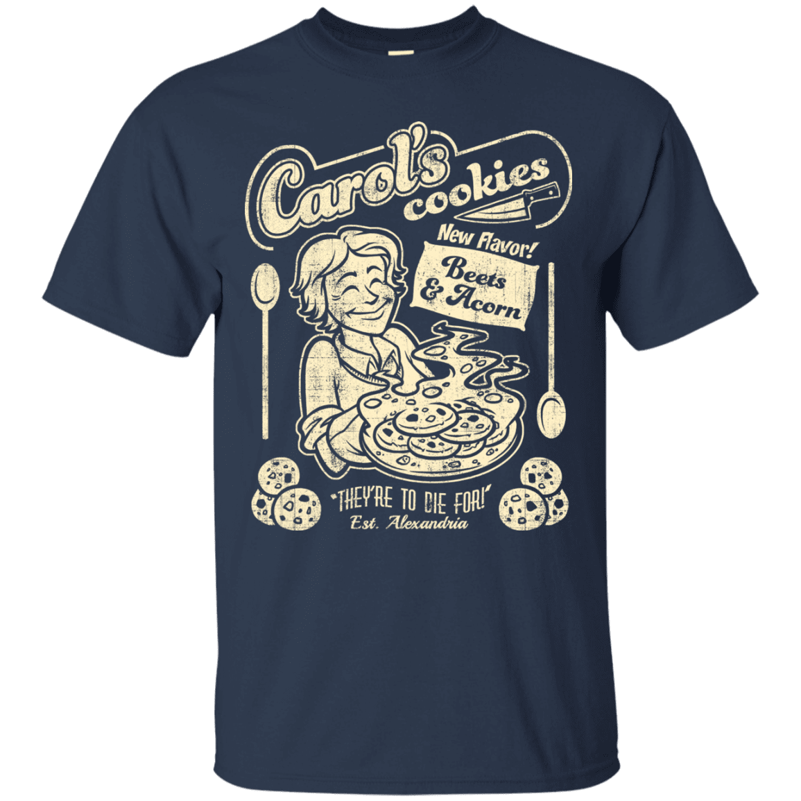 T-Shirts Navy / Small Carols Cookies T-Shirt