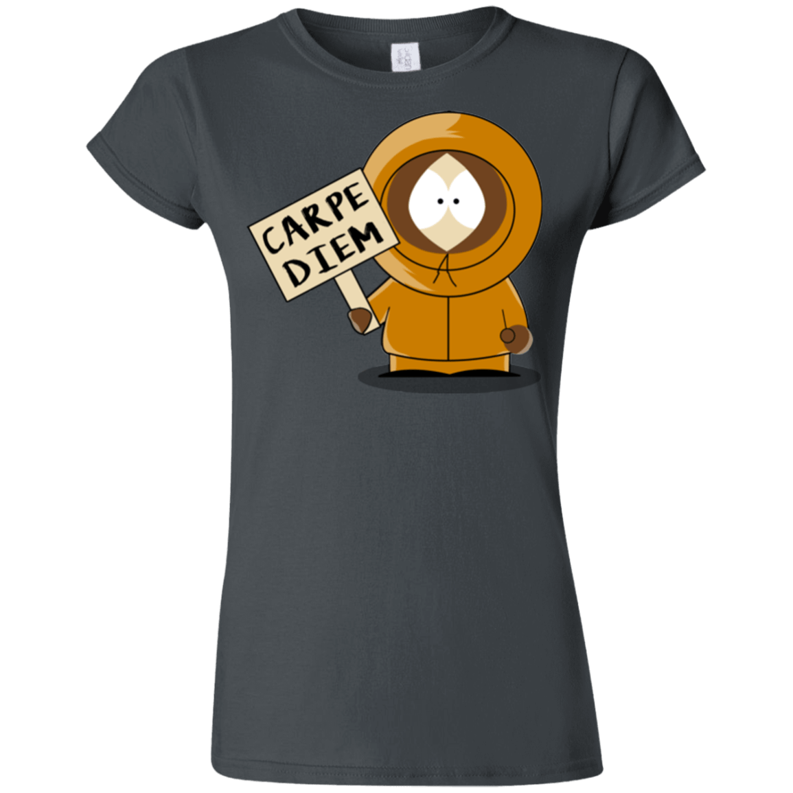 T-Shirts Charcoal / S Carpe Diem Junior Slimmer-Fit T-Shirt