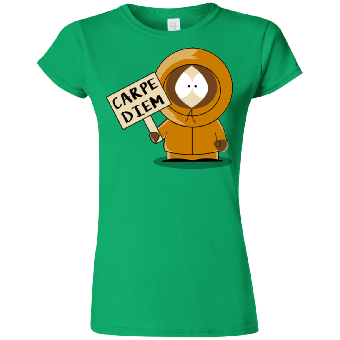 T-Shirts Irish Green / S Carpe Diem Junior Slimmer-Fit T-Shirt