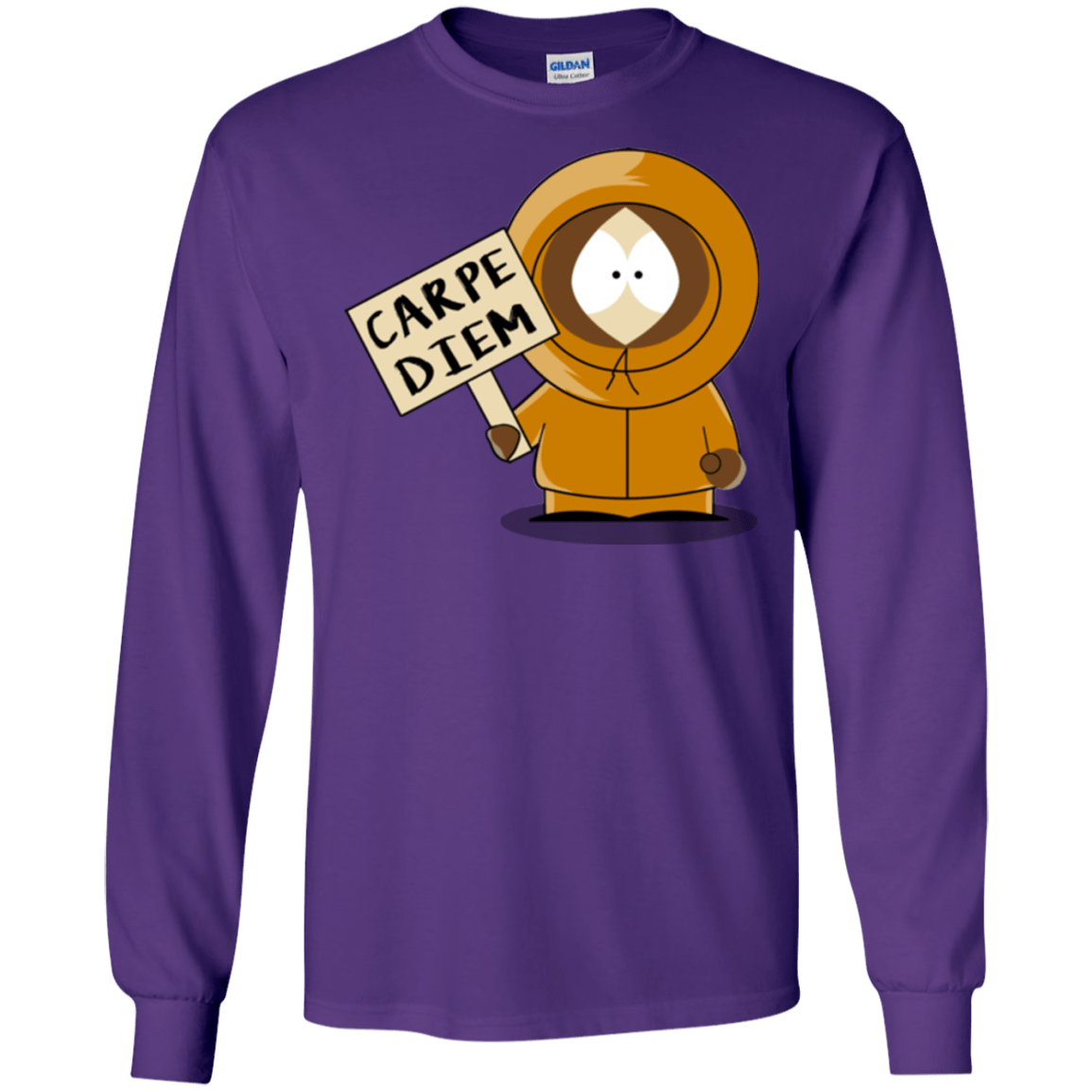 T-Shirts Purple / S Carpe Diem Men's Long Sleeve T-Shirt