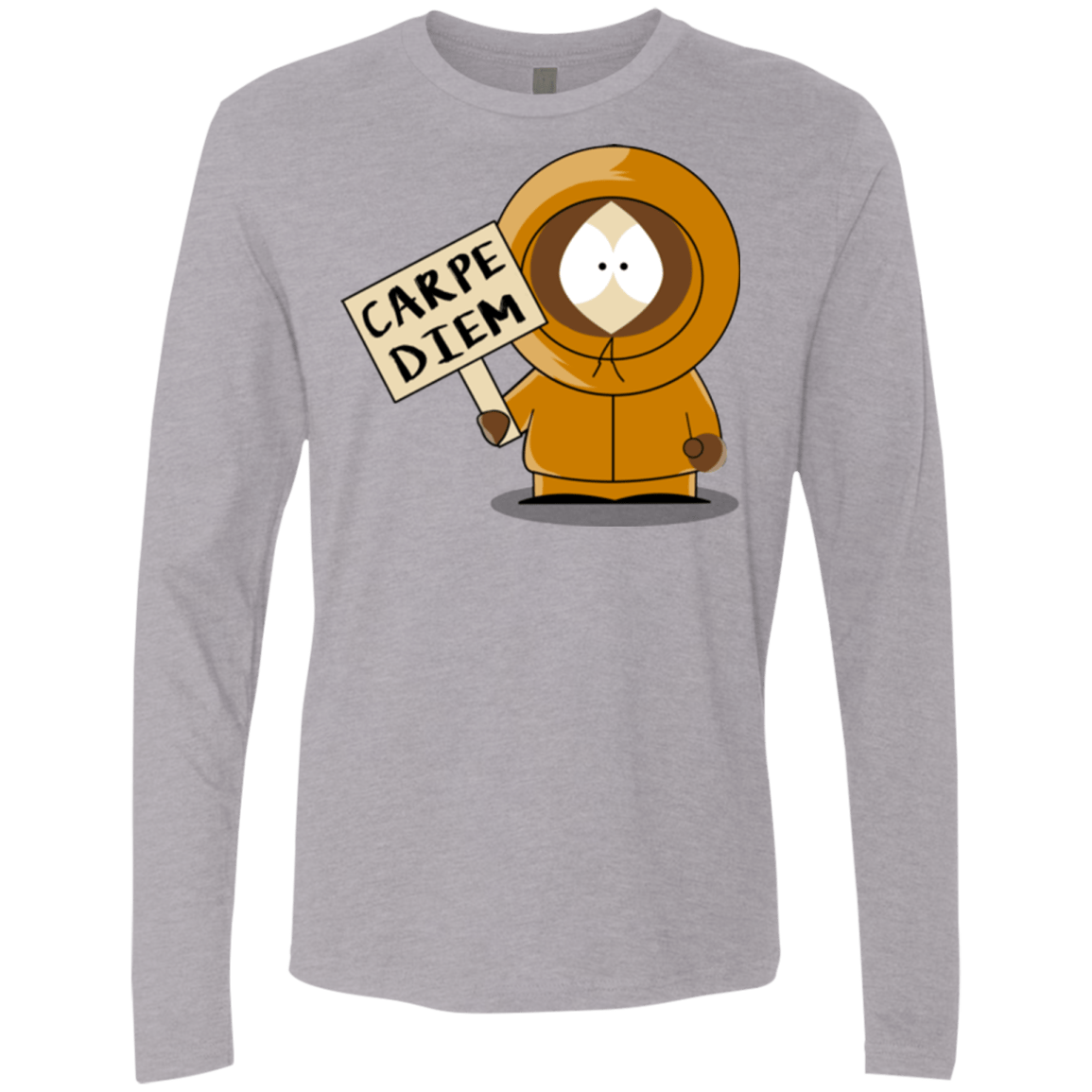 T-Shirts Heather Grey / S Carpe Diem Men's Premium Long Sleeve