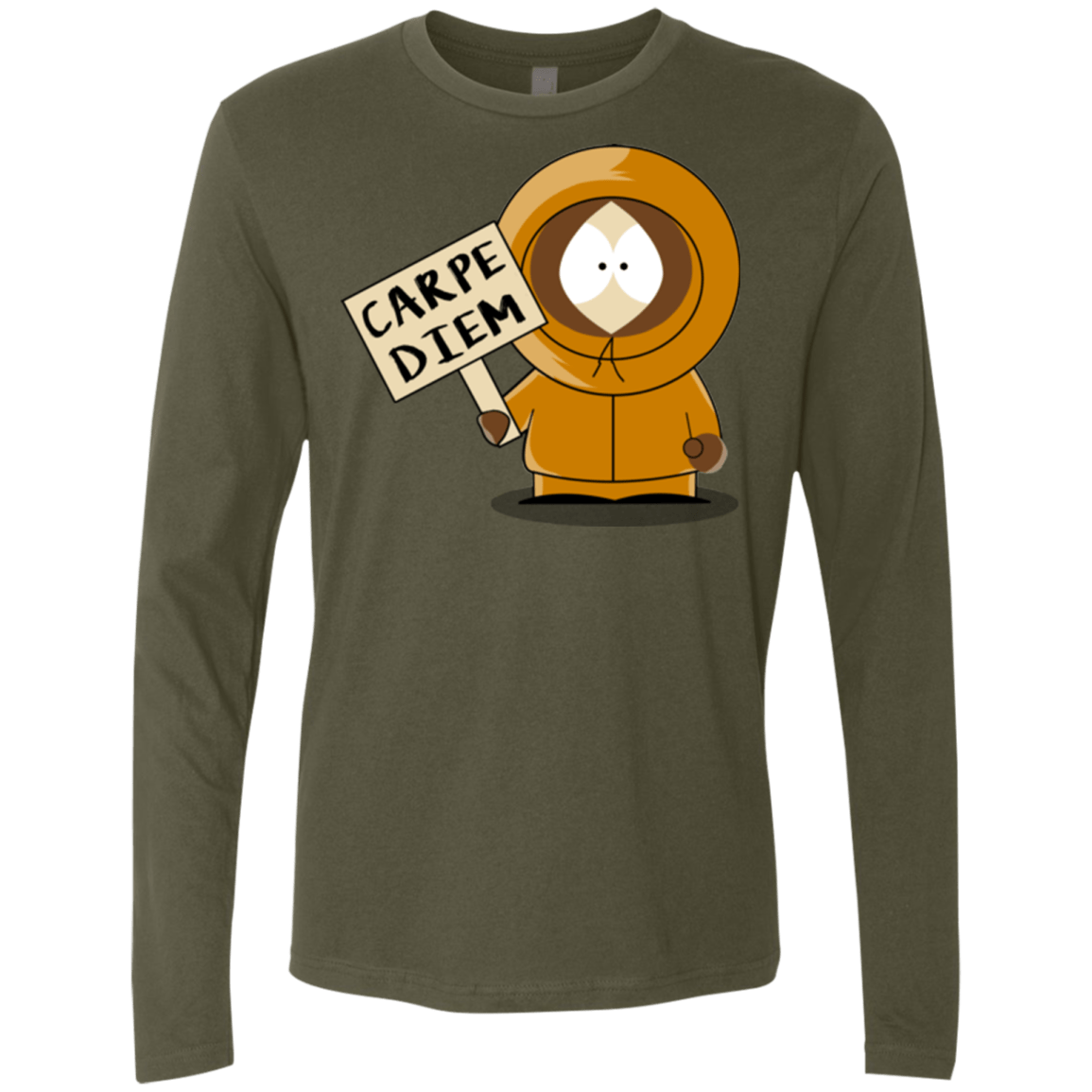 T-Shirts Military Green / S Carpe Diem Men's Premium Long Sleeve