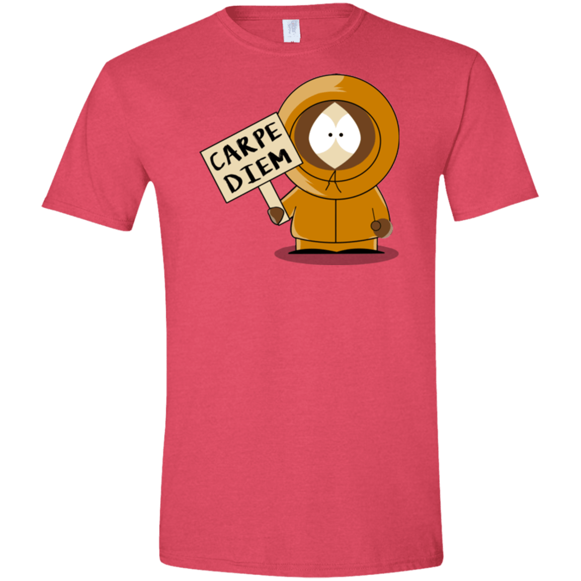 T-Shirts Heather Red / S Carpe Diem Men's Semi-Fitted Softstyle