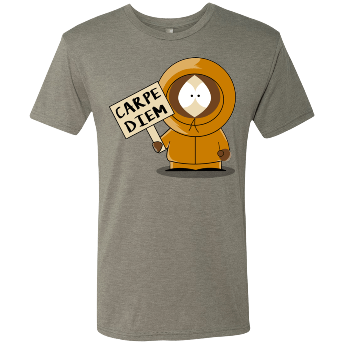 T-Shirts Venetian Grey / S Carpe Diem Men's Triblend T-Shirt