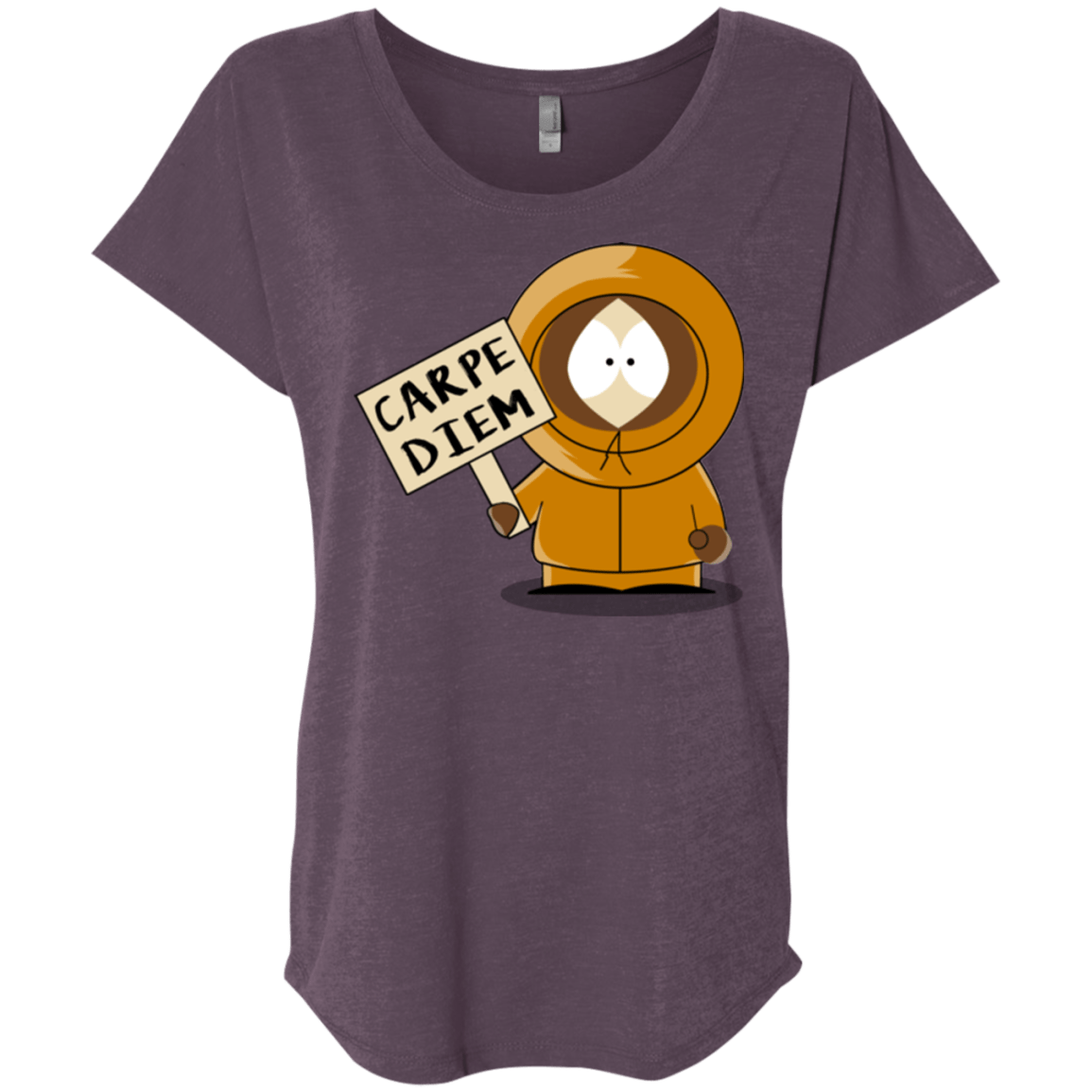 T-Shirts Vintage Purple / X-Small Carpe Diem Triblend Dolman Sleeve