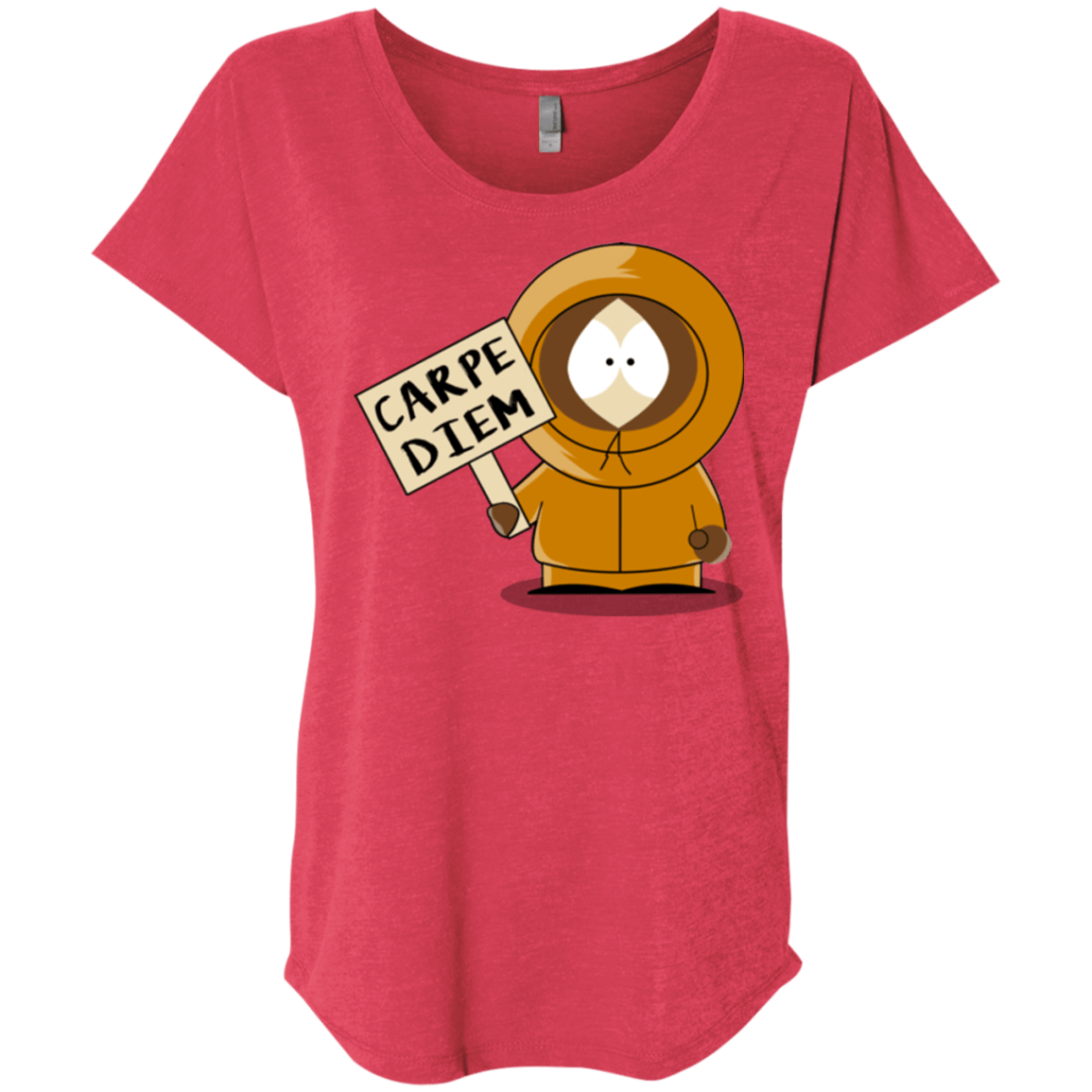 T-Shirts Vintage Red / X-Small Carpe Diem Triblend Dolman Sleeve