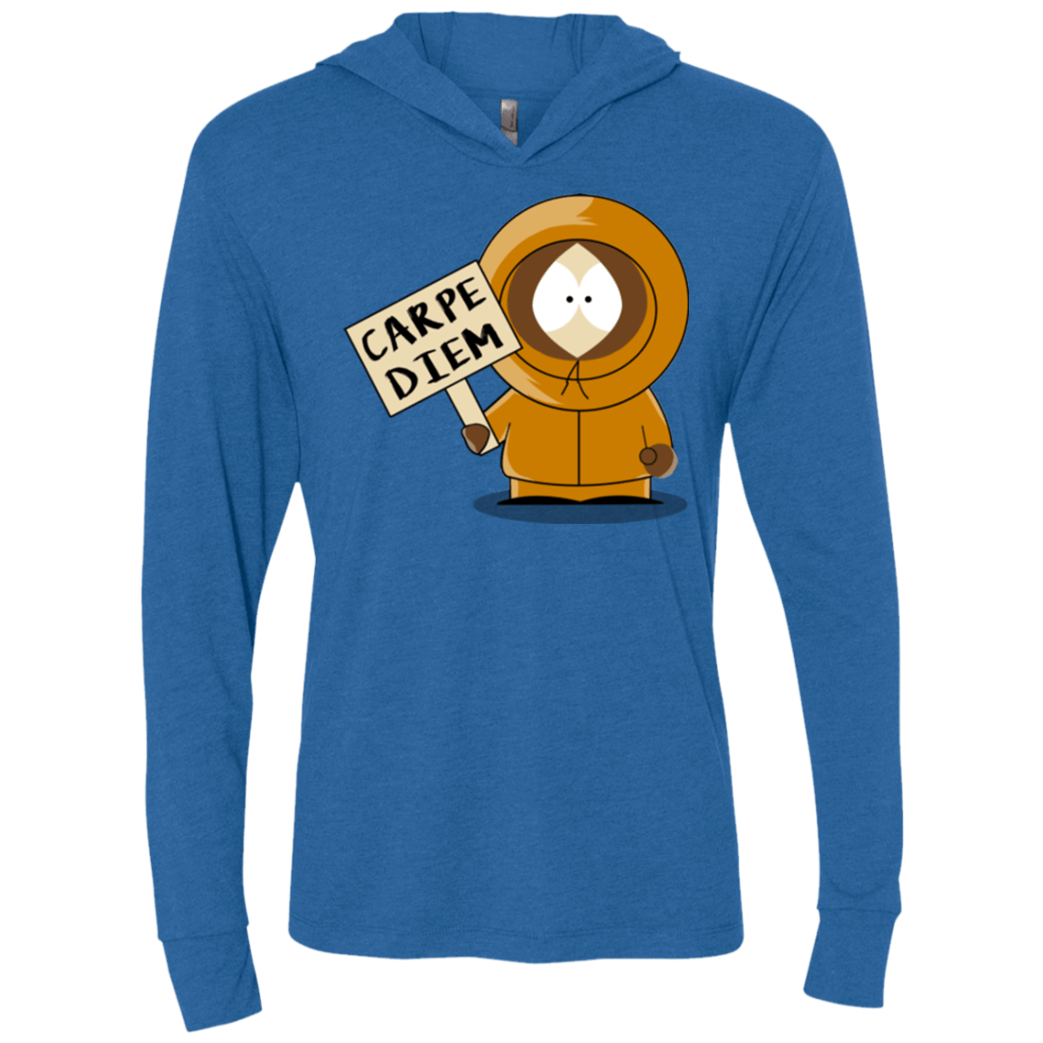 T-Shirts Vintage Royal / X-Small Carpe Diem Triblend Long Sleeve Hoodie Tee