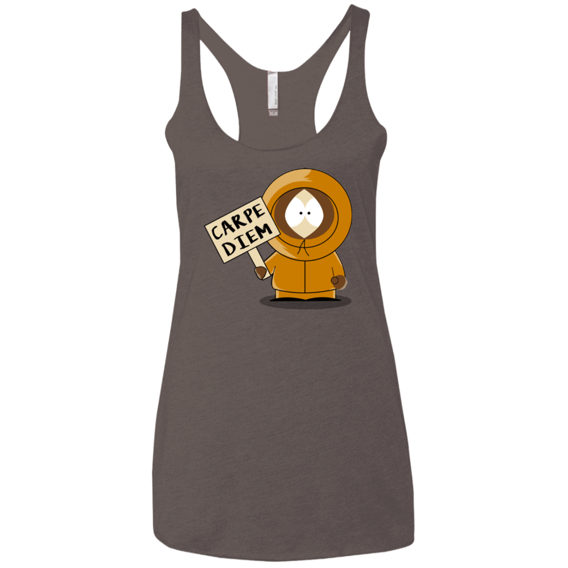 T-Shirts Macchiato / X-Small Carpe Diem Women's Triblend Racerback Tank