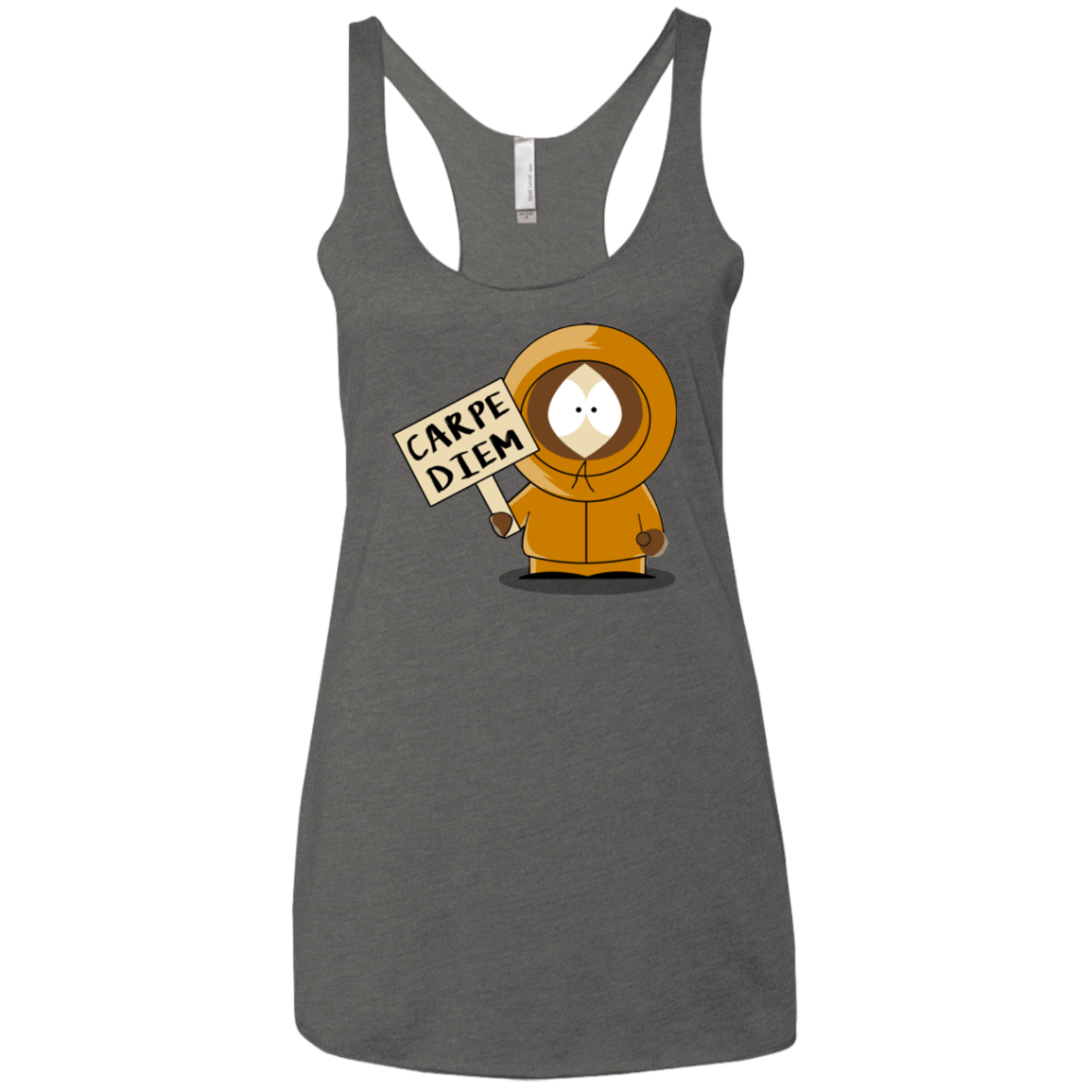 T-Shirts Premium Heather / X-Small Carpe Diem Women's Triblend Racerback Tank