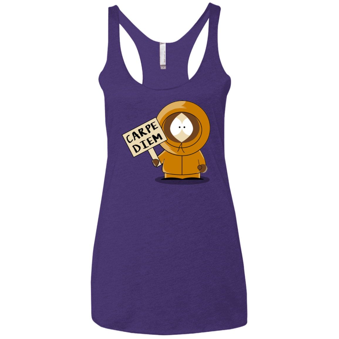 T-Shirts Purple Rush / X-Small Carpe Diem Women's Triblend Racerback Tank