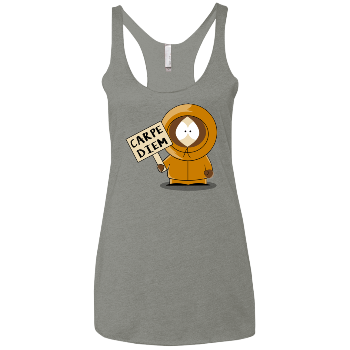 T-Shirts Venetian Grey / X-Small Carpe Diem Women's Triblend Racerback Tank