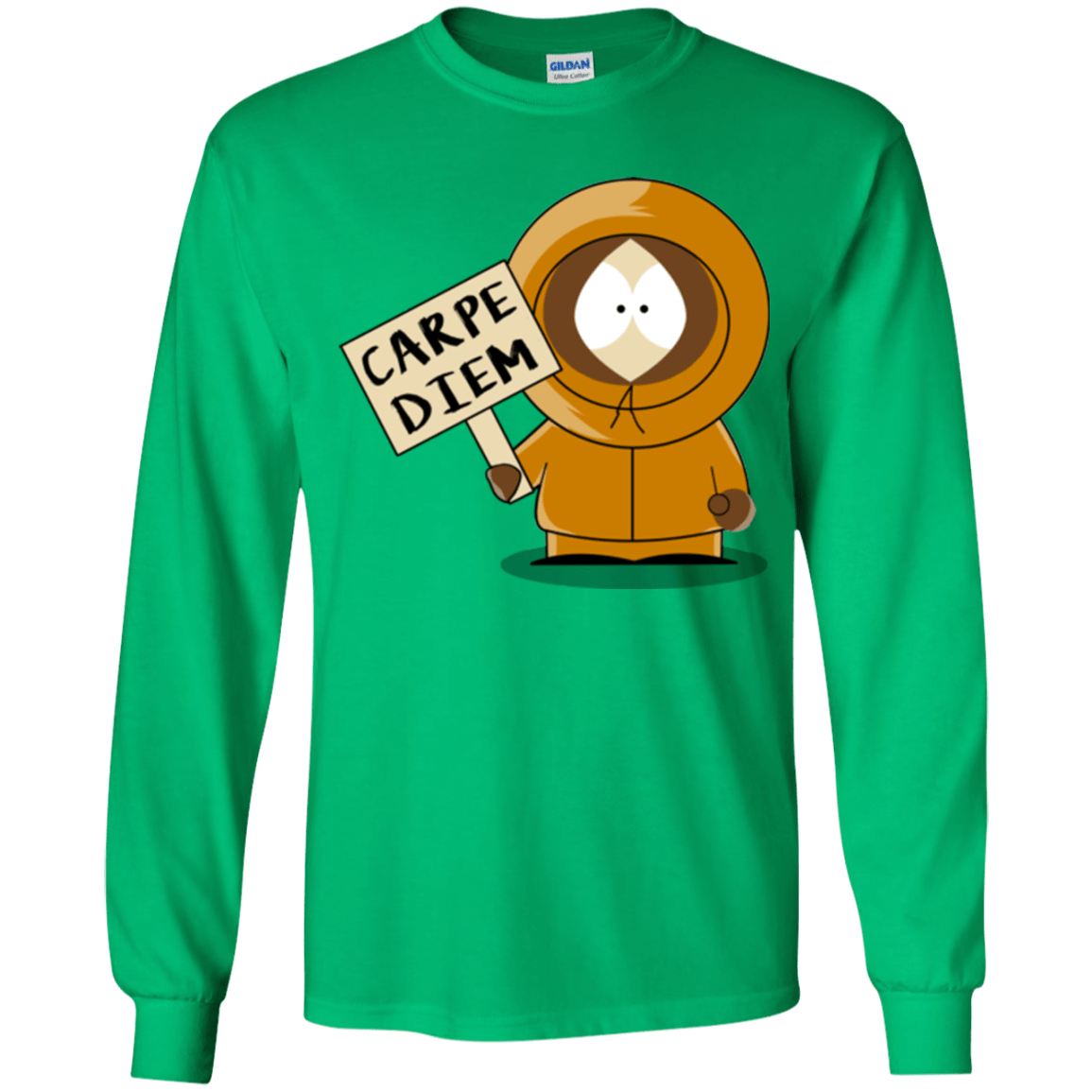 T-Shirts Irish Green / YS Carpe Diem Youth Long Sleeve T-Shirt