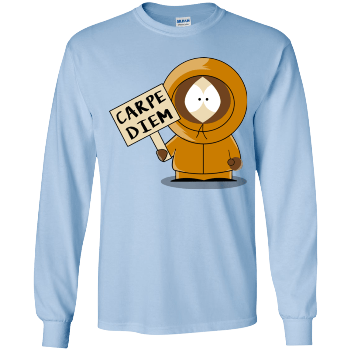 T-Shirts Light Blue / YS Carpe Diem Youth Long Sleeve T-Shirt