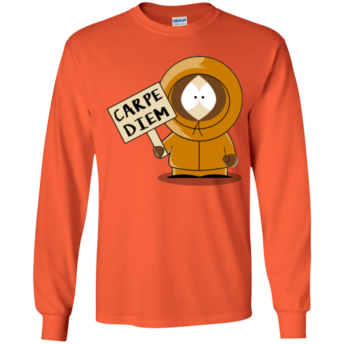 T-Shirts Orange / YS Carpe Diem Youth Long Sleeve T-Shirt