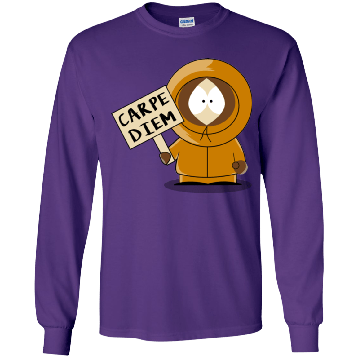 T-Shirts Purple / YS Carpe Diem Youth Long Sleeve T-Shirt