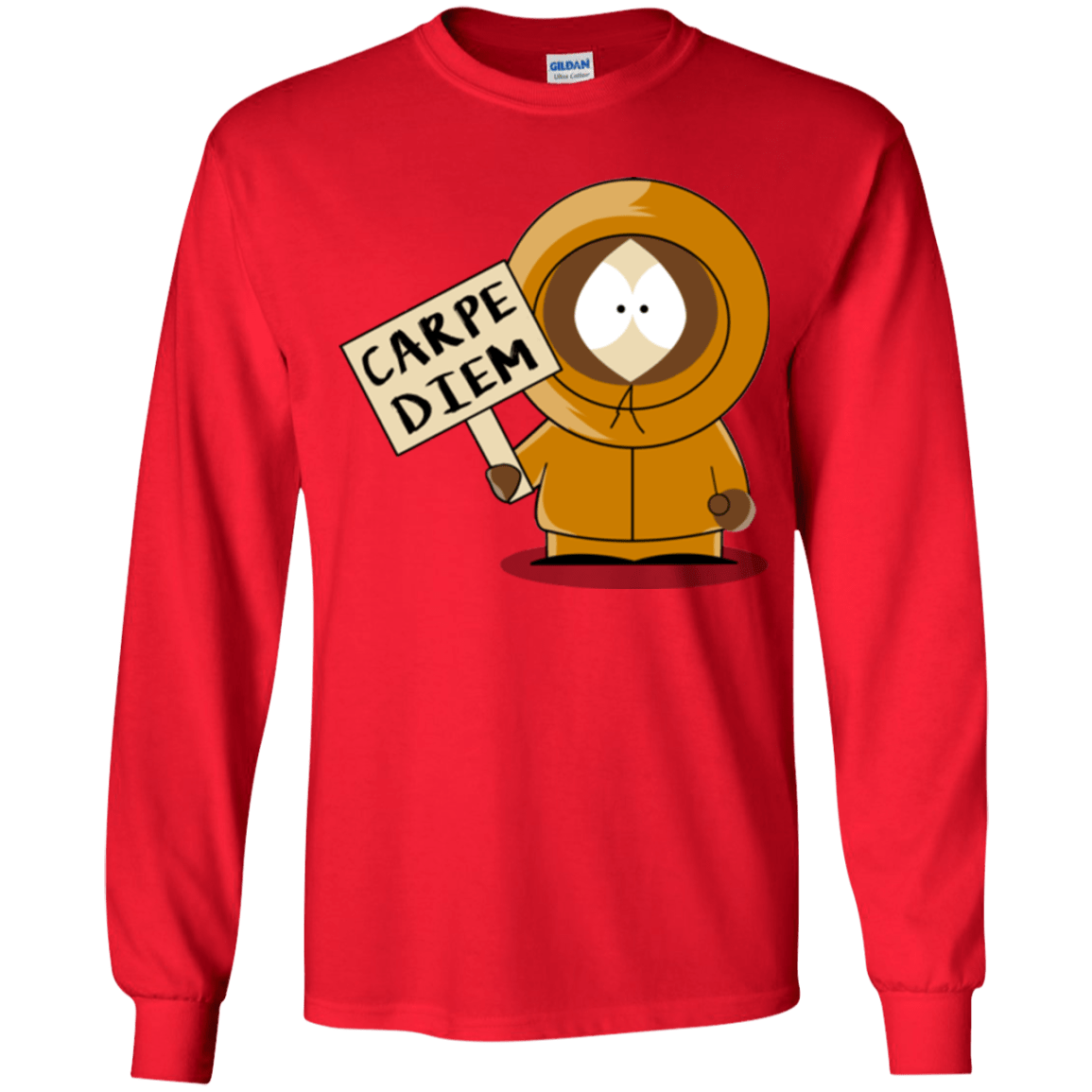 T-Shirts Red / YS Carpe Diem Youth Long Sleeve T-Shirt