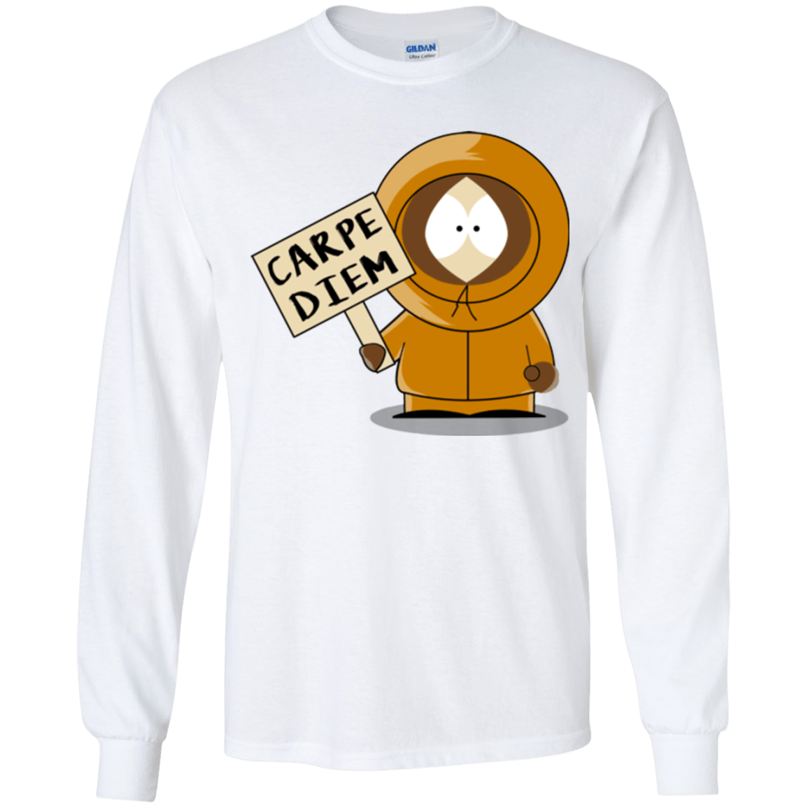 T-Shirts White / YS Carpe Diem Youth Long Sleeve T-Shirt