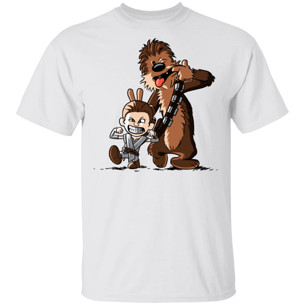 T-Shirts White / S Cartoon Rey T-Shirt