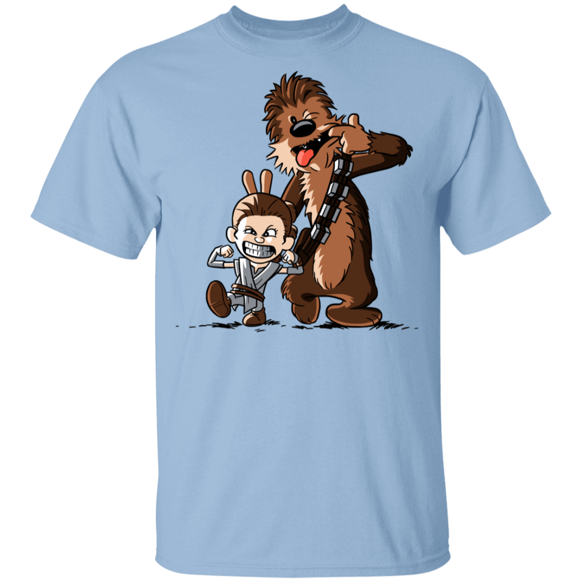 T-Shirts Light Blue / YXS Cartoon Rey Youth T-Shirt