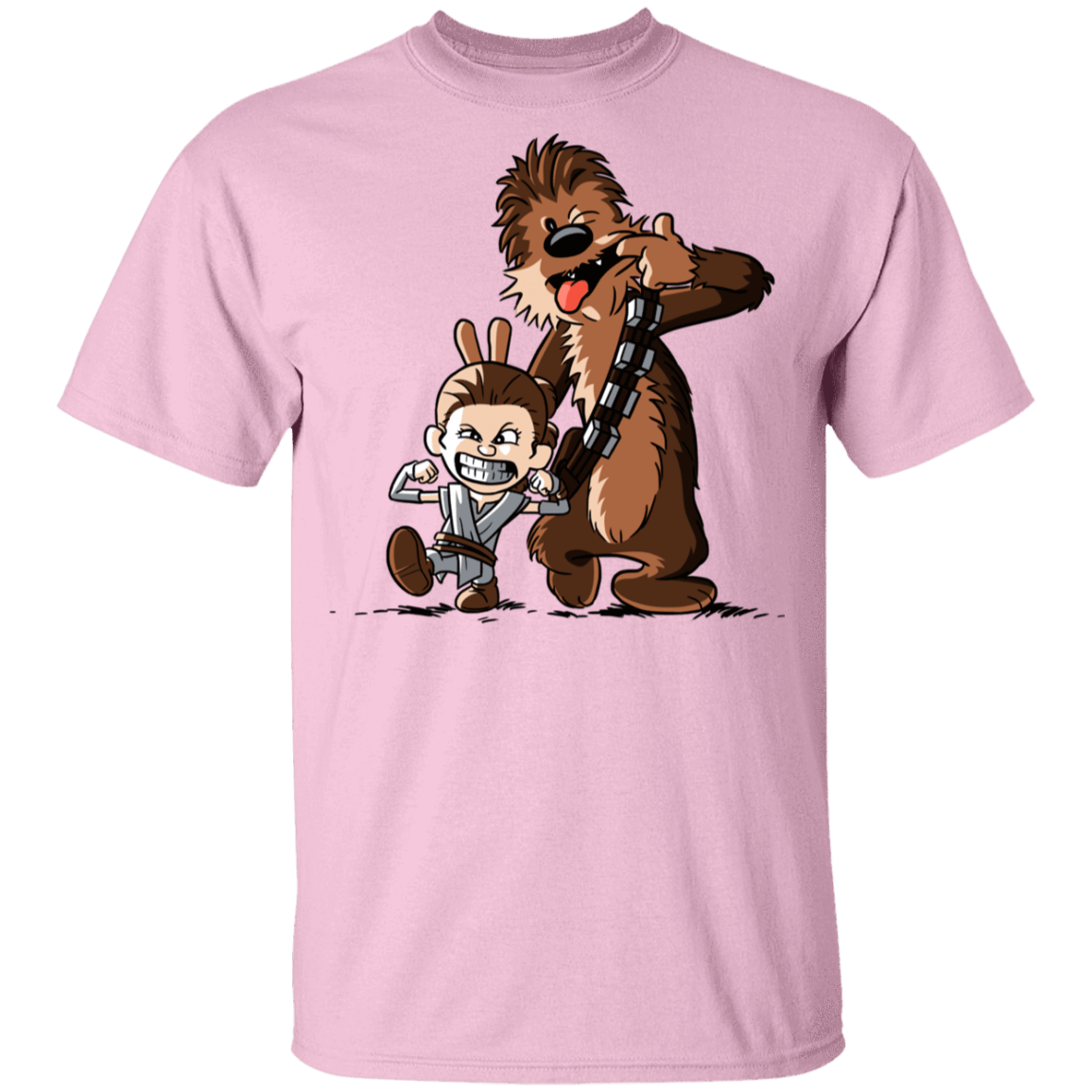 T-Shirts Light Pink / YXS Cartoon Rey Youth T-Shirt