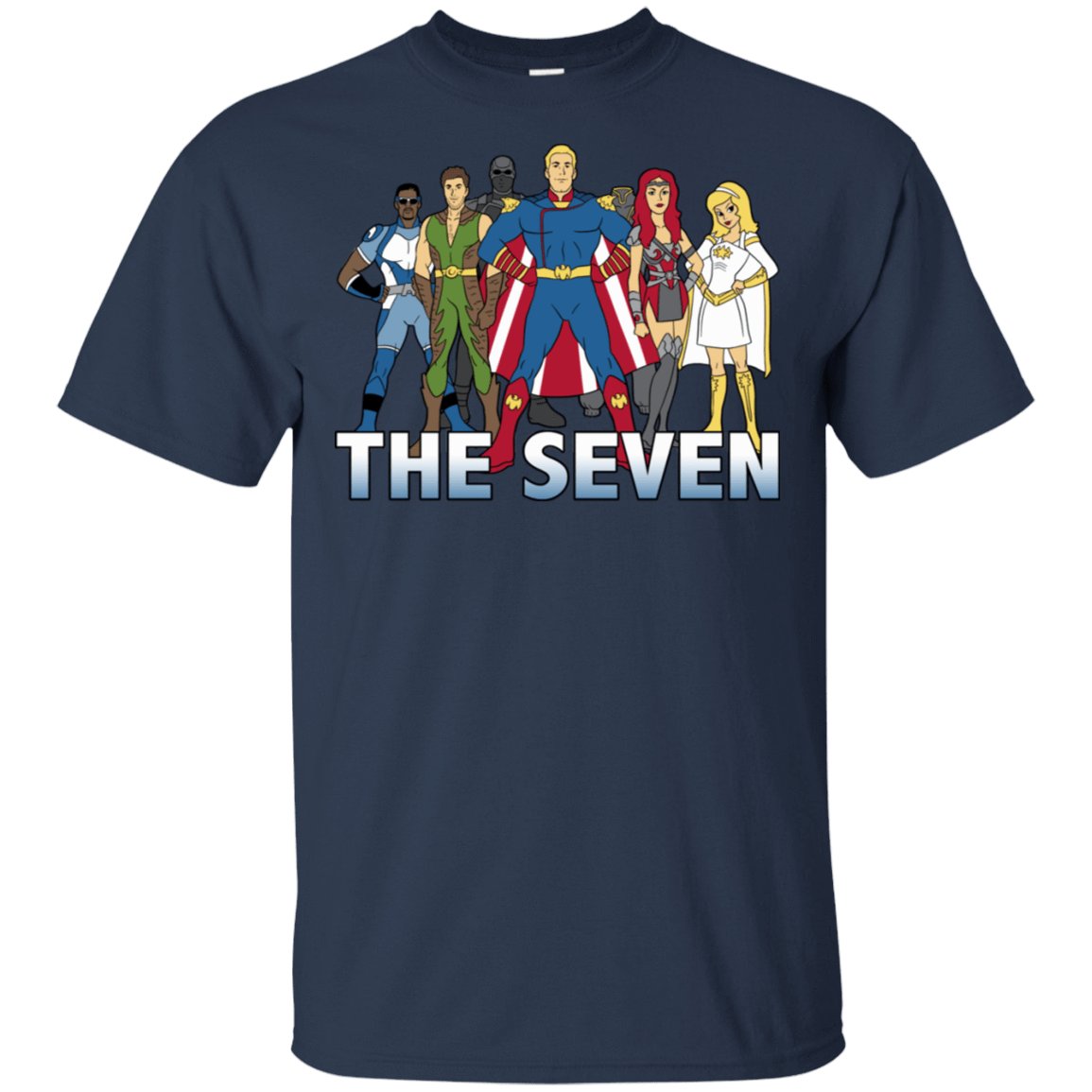 T-Shirts Navy / S Cartoon Seven T-Shirt