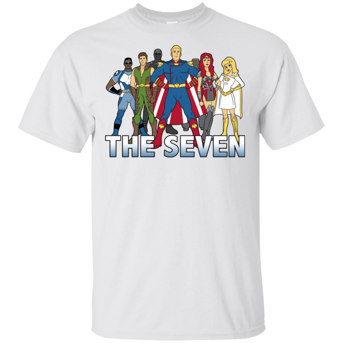 T-Shirts White / S Cartoon Seven T-Shirt