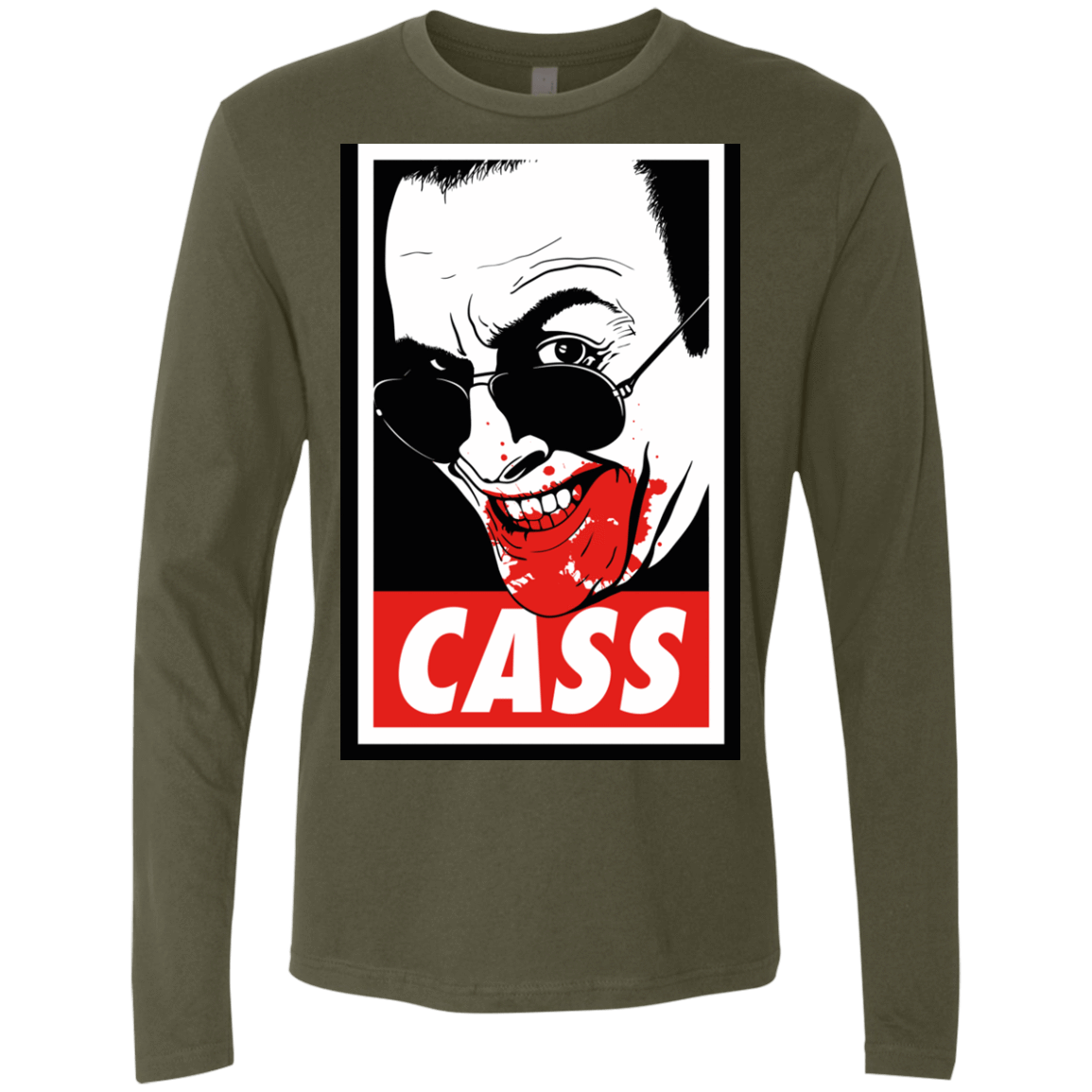 T-Shirts Military Green / Small CASS Men's Premium Long Sleeve