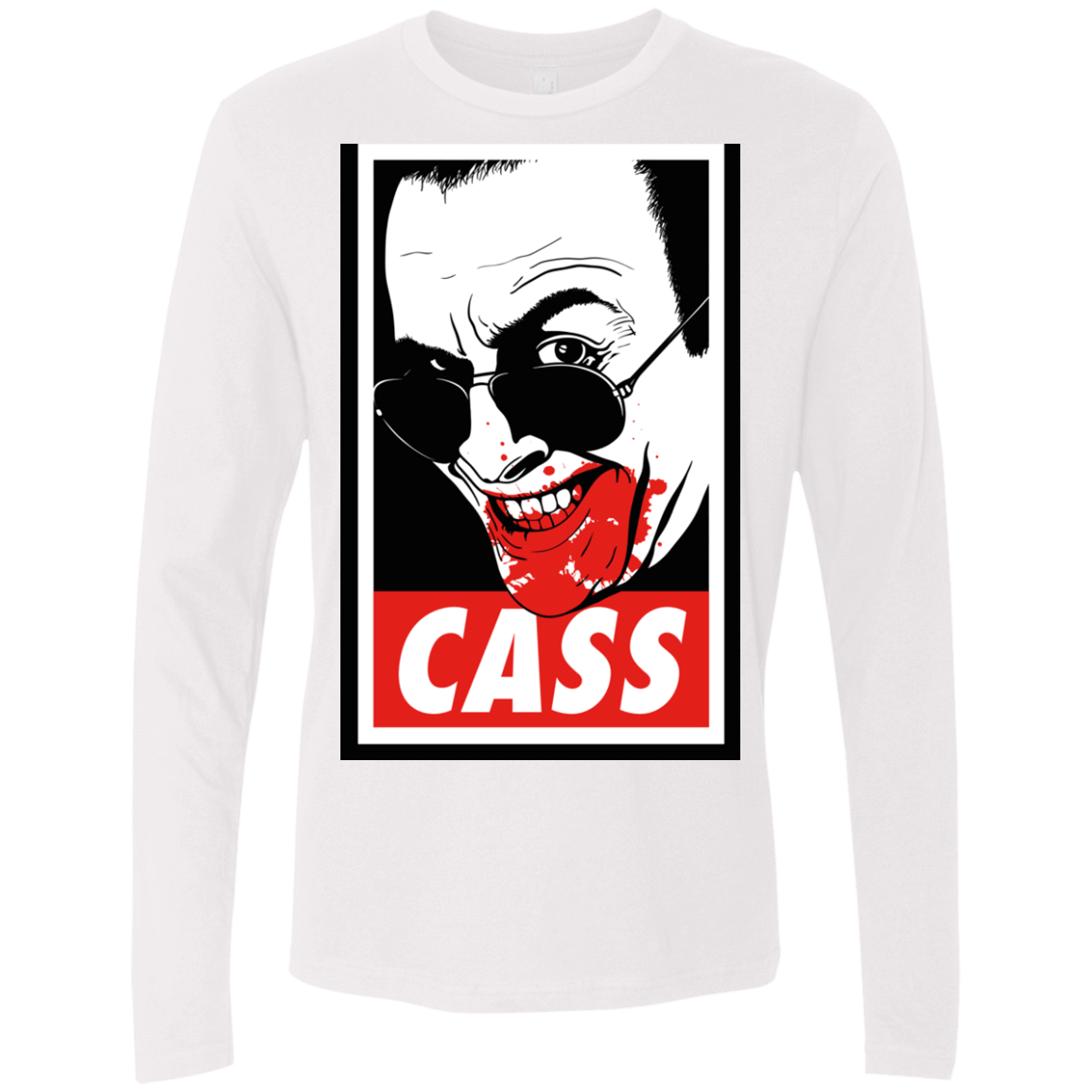 T-Shirts White / Small CASS Men's Premium Long Sleeve