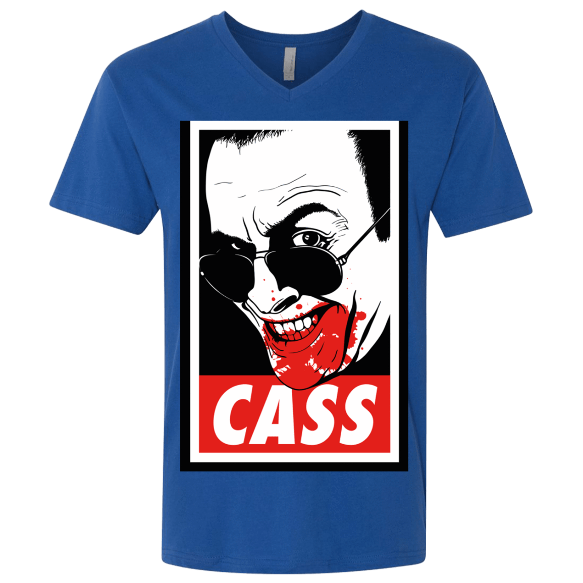 T-Shirts Royal / X-Small CASS Men's Premium V-Neck