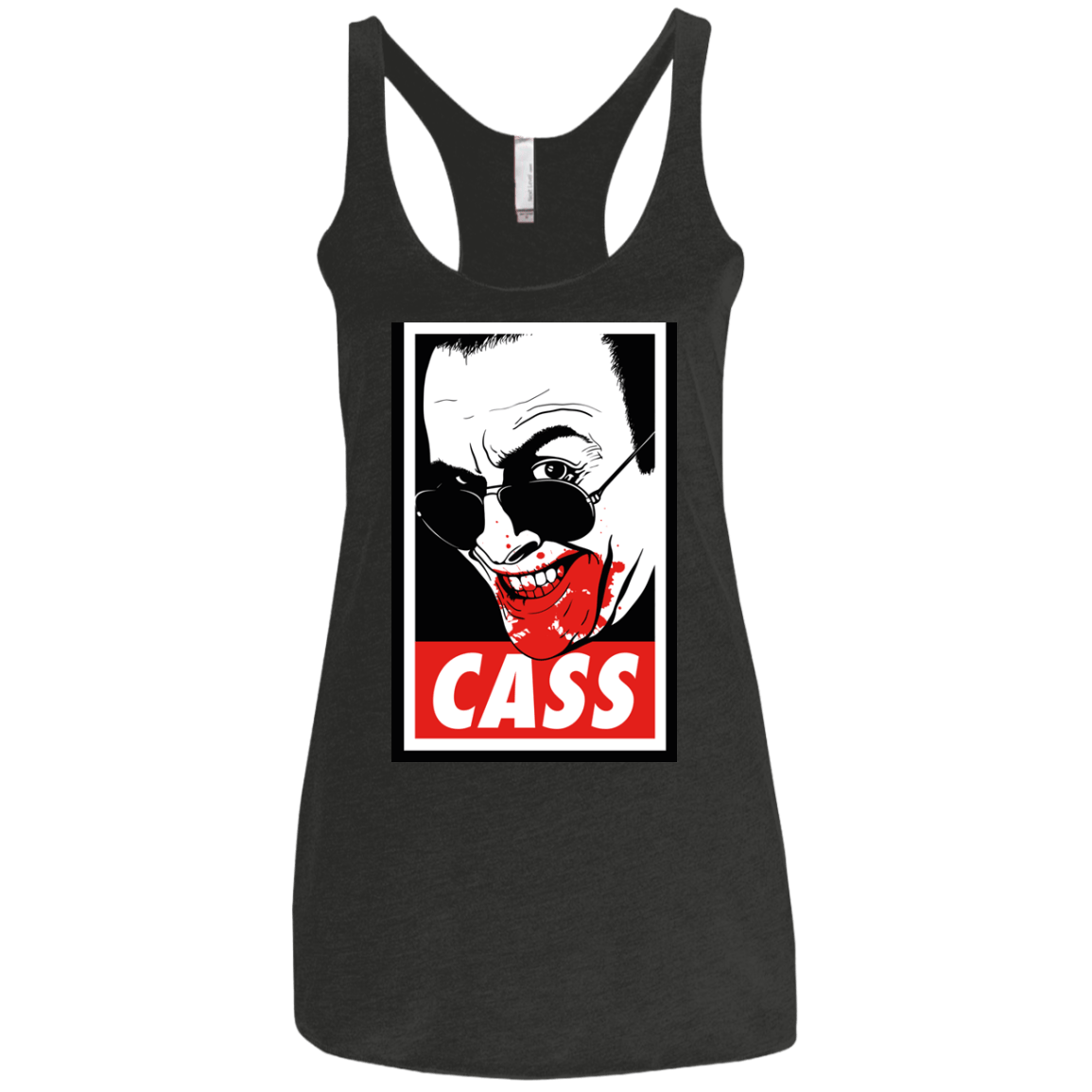 T-Shirts Vintage Black / X-Small CASS Women's Triblend Racerback Tank