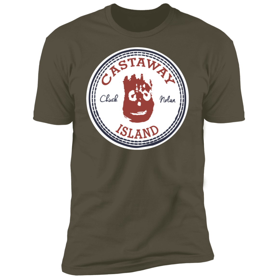 T-Shirts Military Green / S Castaway Island All Star Men's Premium T-Shirt
