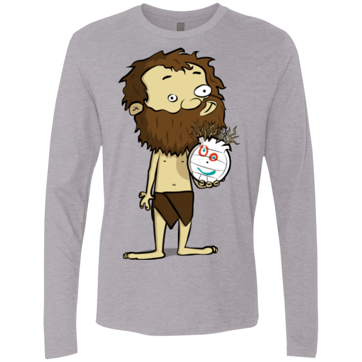 T-Shirts Heather Grey / Small Castaway Men's Premium Long Sleeve