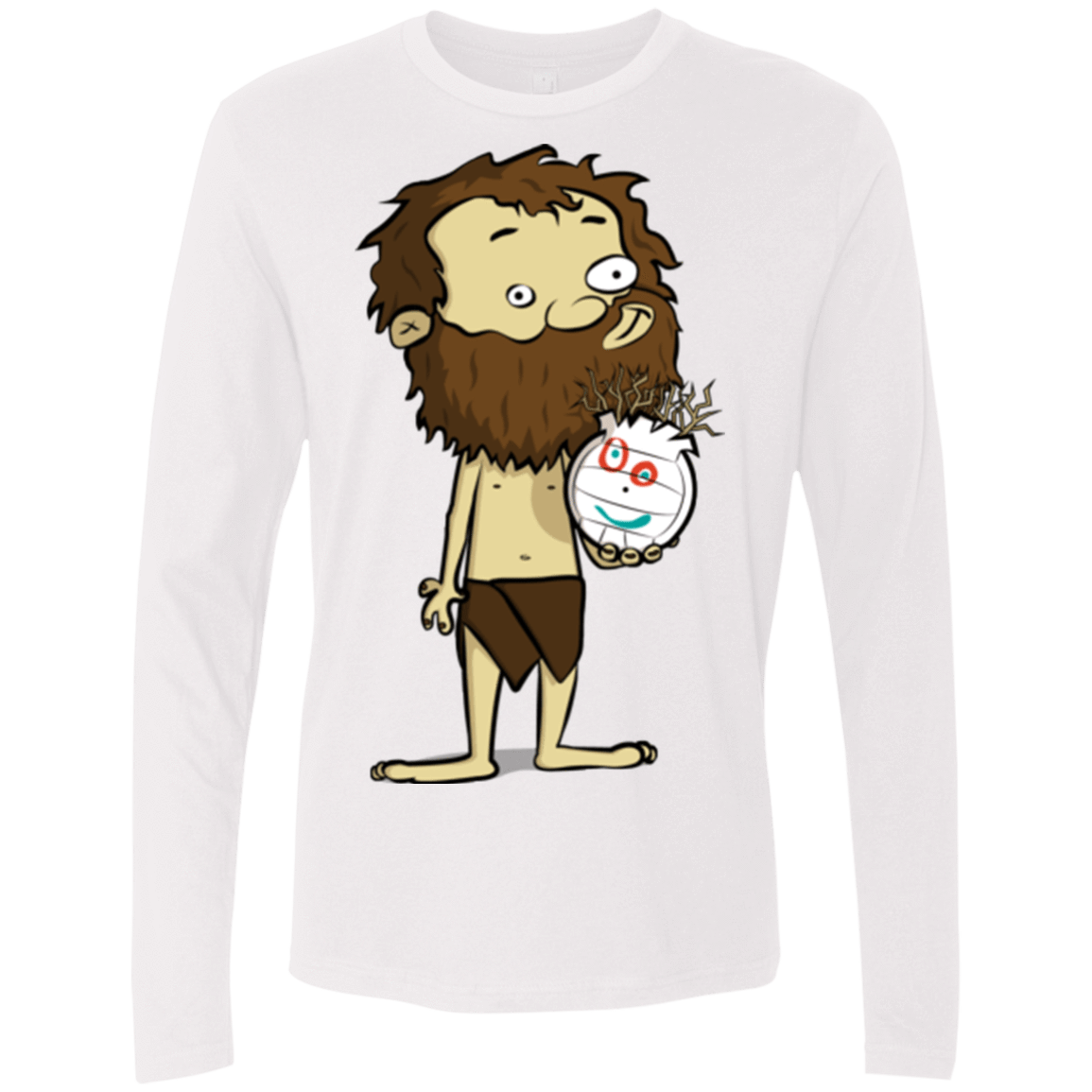 T-Shirts White / Small Castaway Men's Premium Long Sleeve