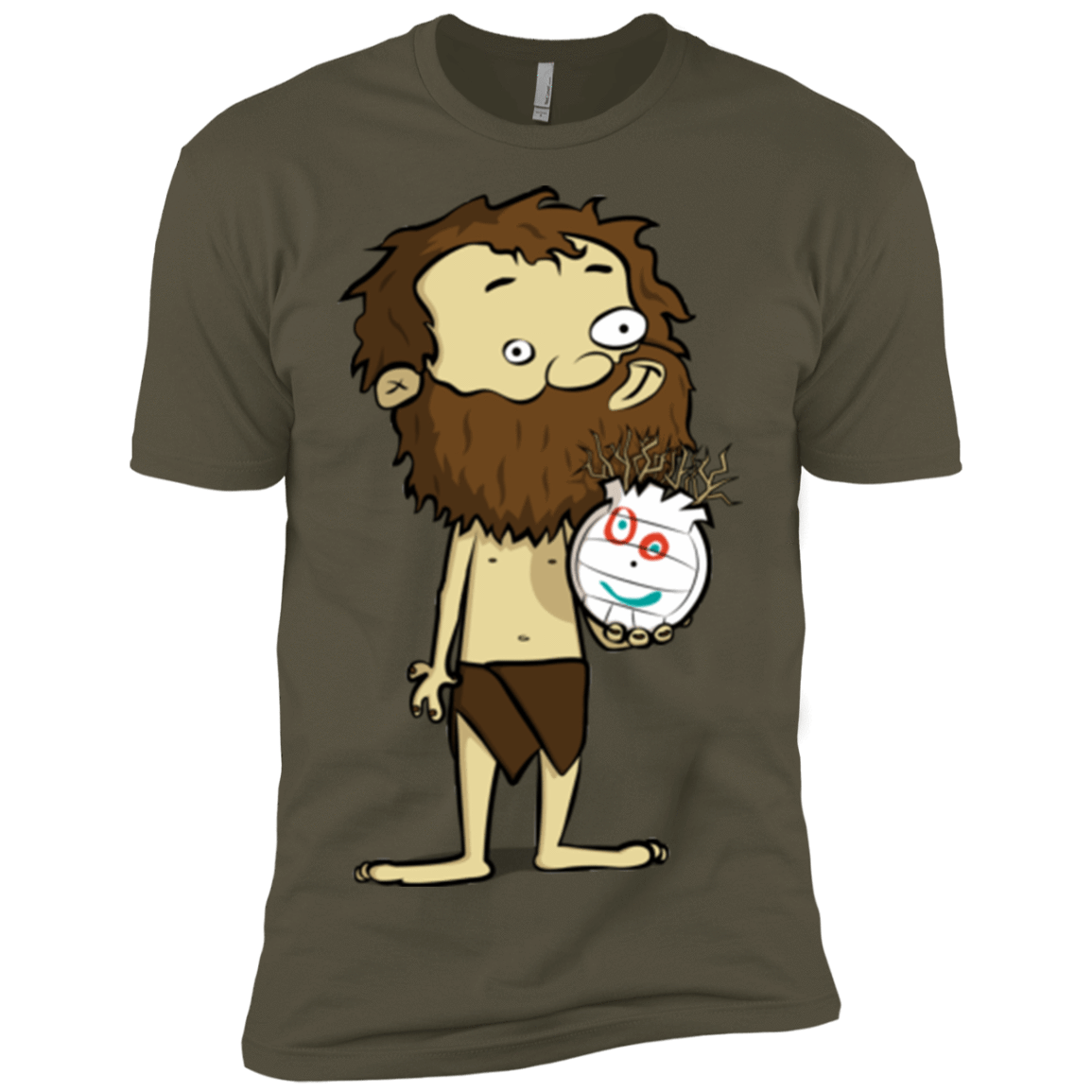 T-Shirts Military Green / X-Small Castaway Men's Premium T-Shirt