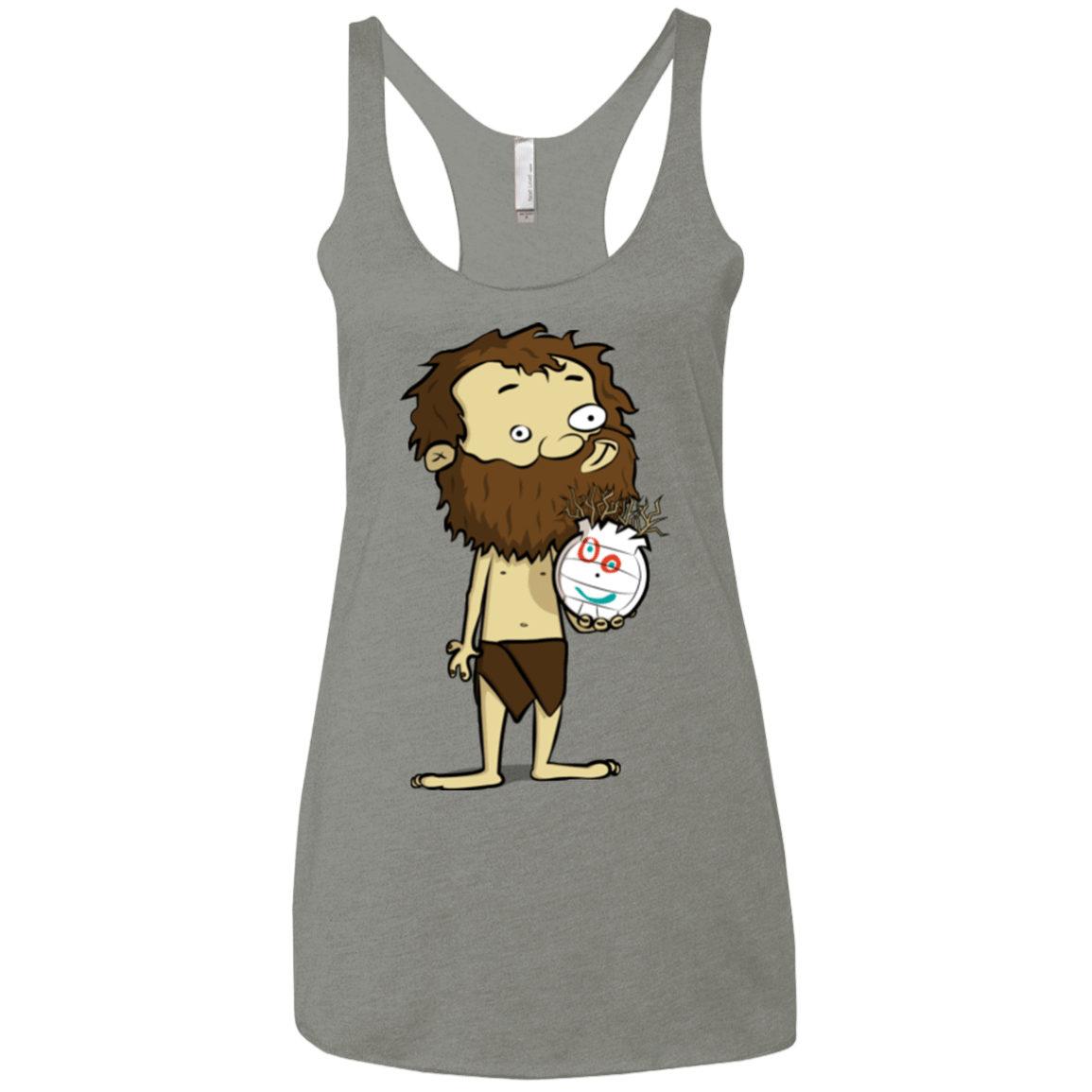 T-Shirts Venetian Grey / X-Small Castaway Women's Triblend Racerback Tank