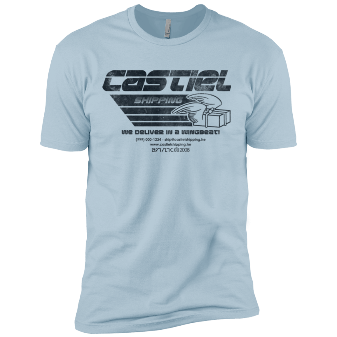 T-Shirts Light Blue / X-Small Castiel Shipping Men's Premium T-Shirt