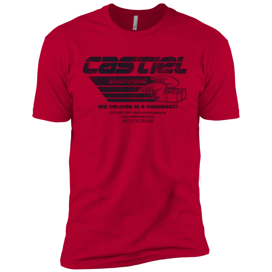 T-Shirts Red / X-Small Castiel Shipping Men's Premium T-Shirt