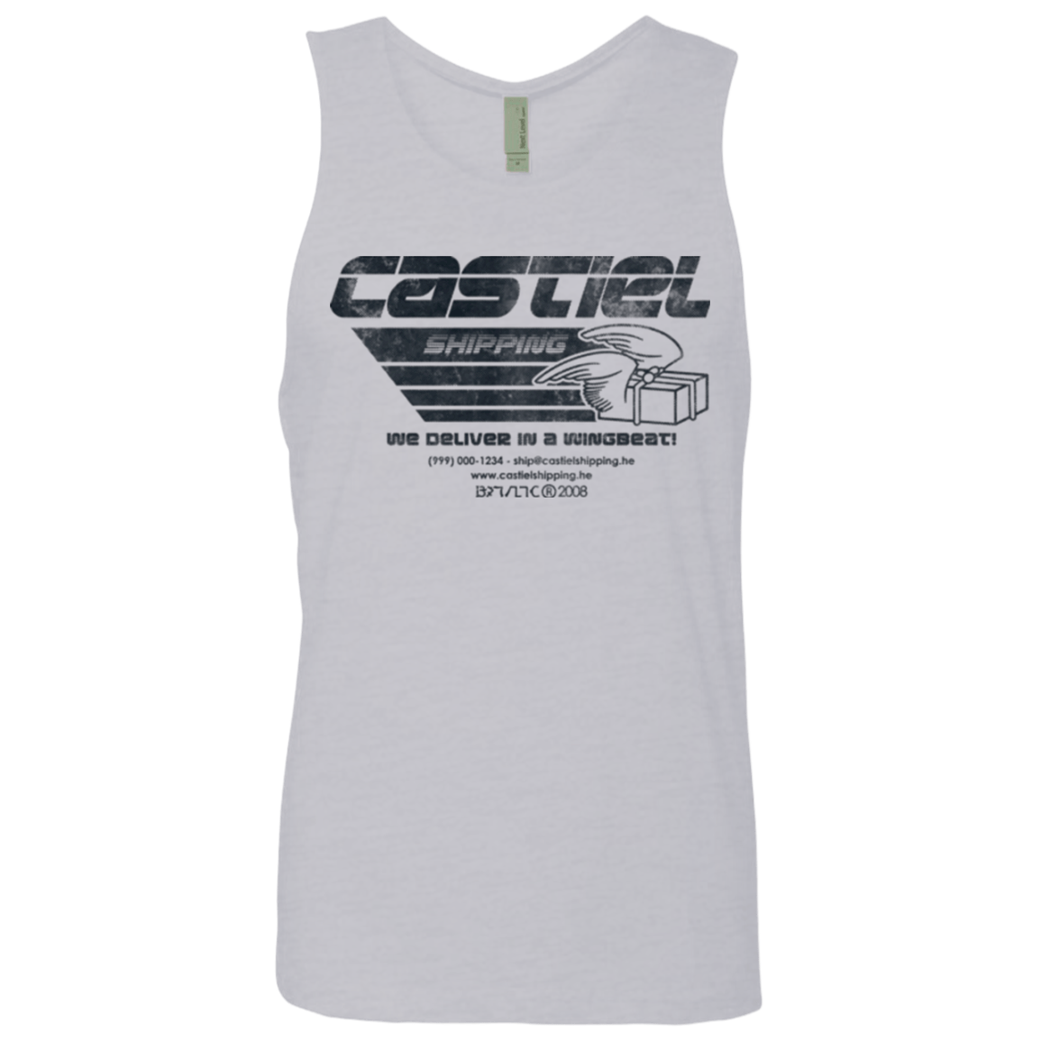T-Shirts Heather Grey / Small Castiel Shipping Men's Premium Tank Top