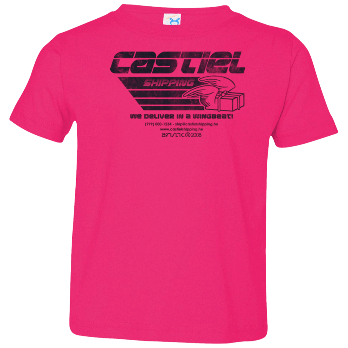 T-Shirts Hot Pink / 2T Castiel Shipping Toddler Premium T-Shirt