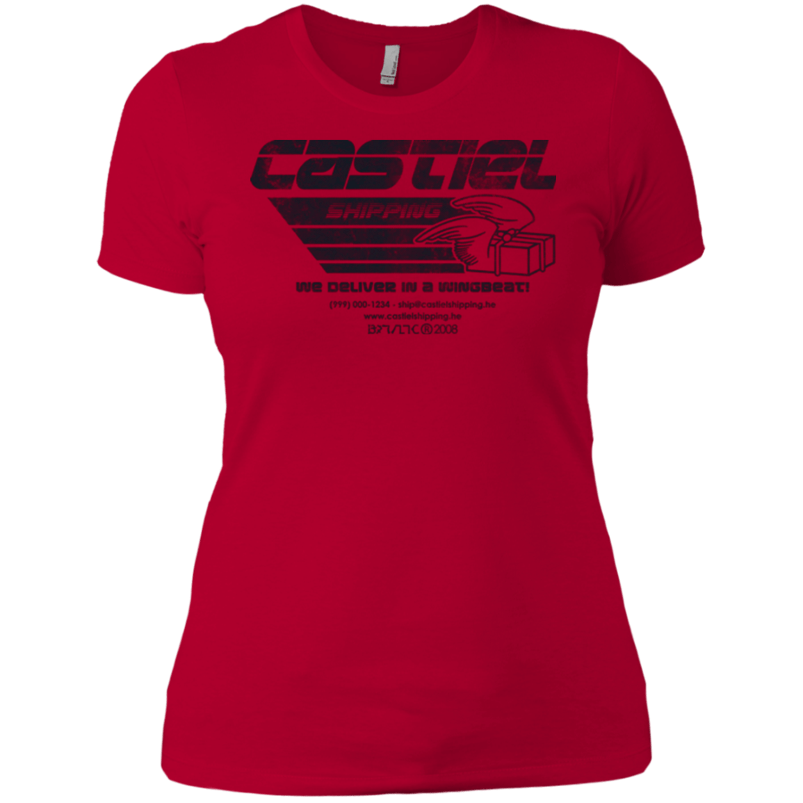 T-Shirts Red / X-Small Castiel Shipping Women's Premium T-Shirt
