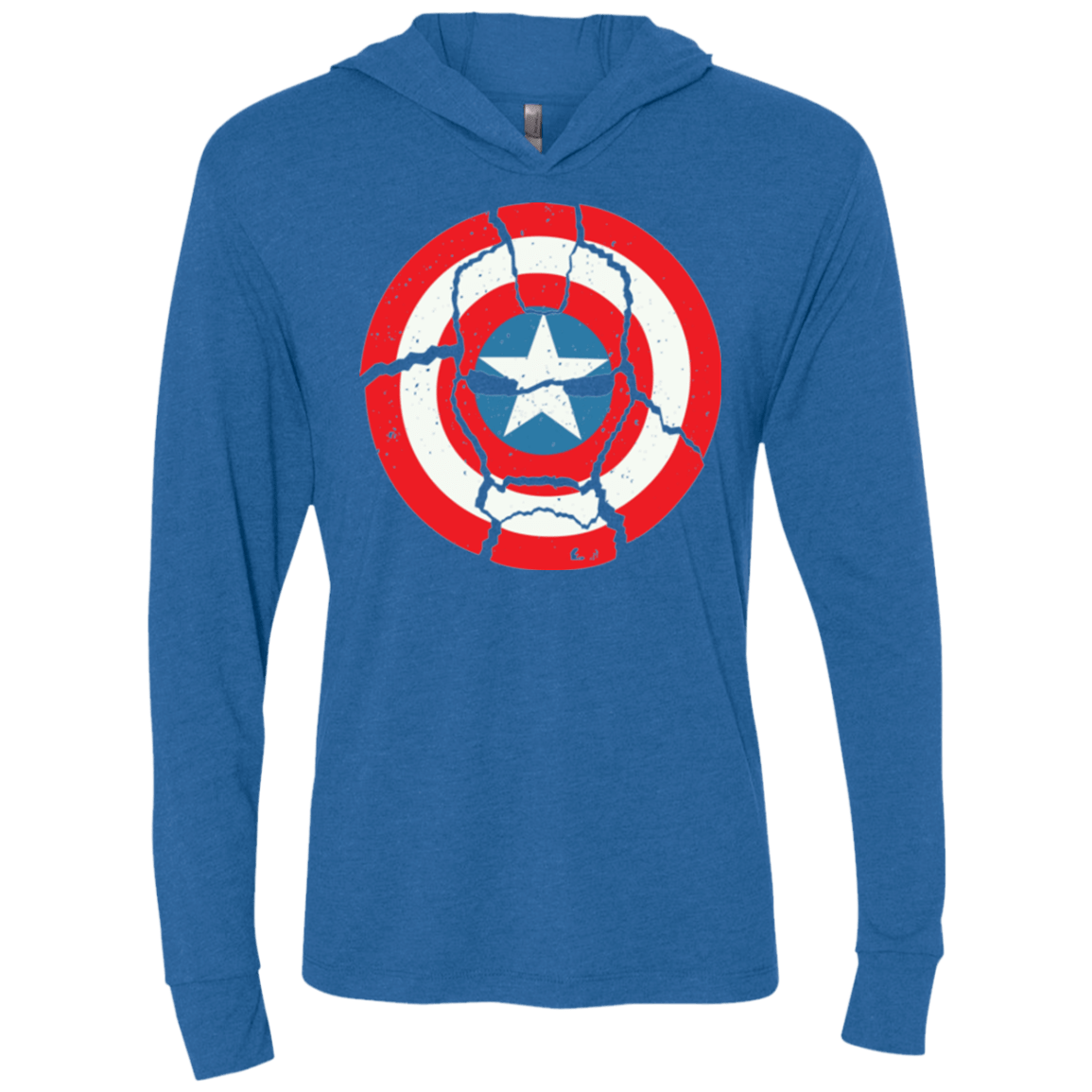 T-Shirts Vintage Royal / X-Small Casualties of War Triblend Long Sleeve Hoodie Tee