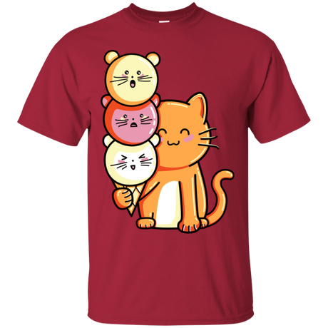 T-Shirts Cardinal / S Cat and Micecream T-Shirt