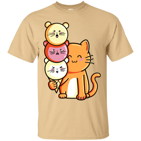 T-Shirts Vegas Gold / S Cat and Micecream T-Shirt