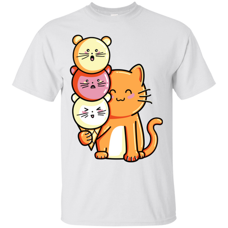 T-Shirts White / S Cat and Micecream T-Shirt