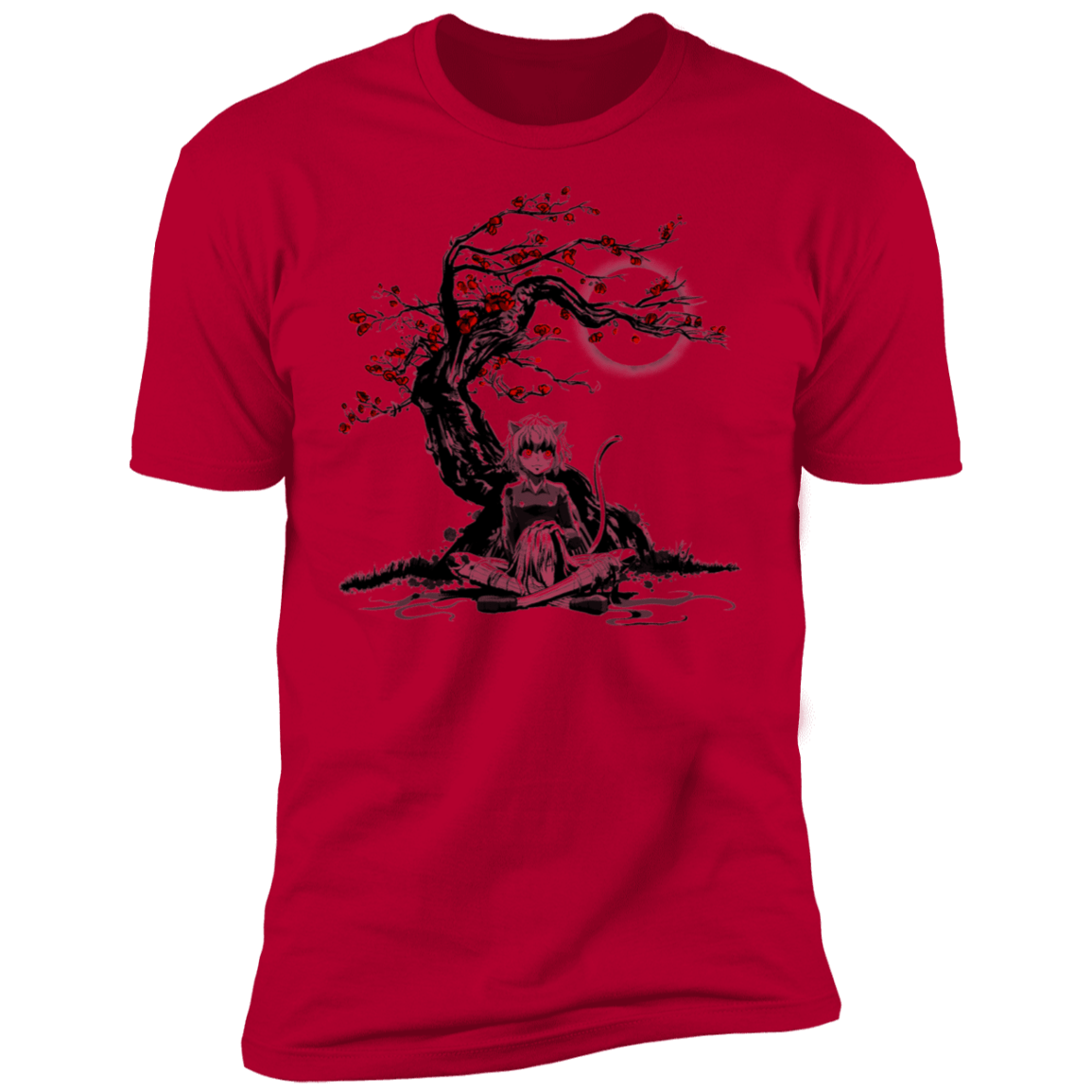 T-Shirts Red / S Cat Humanoid Men's Premium T-Shirt