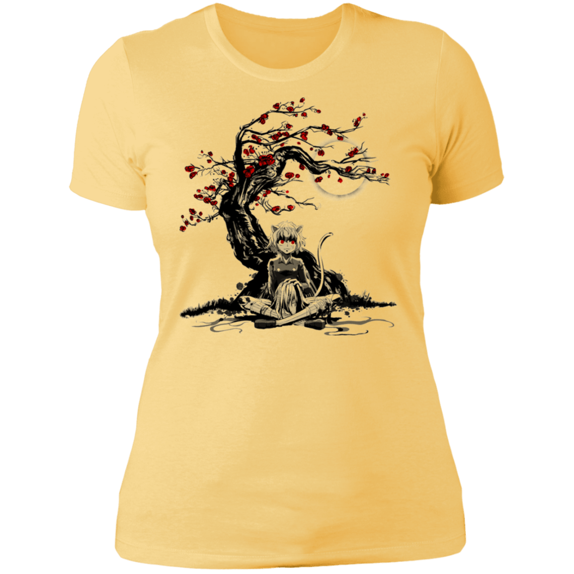 T-Shirts Banana Cream/ / S Cat Humanoid Women's Premium T-Shirt