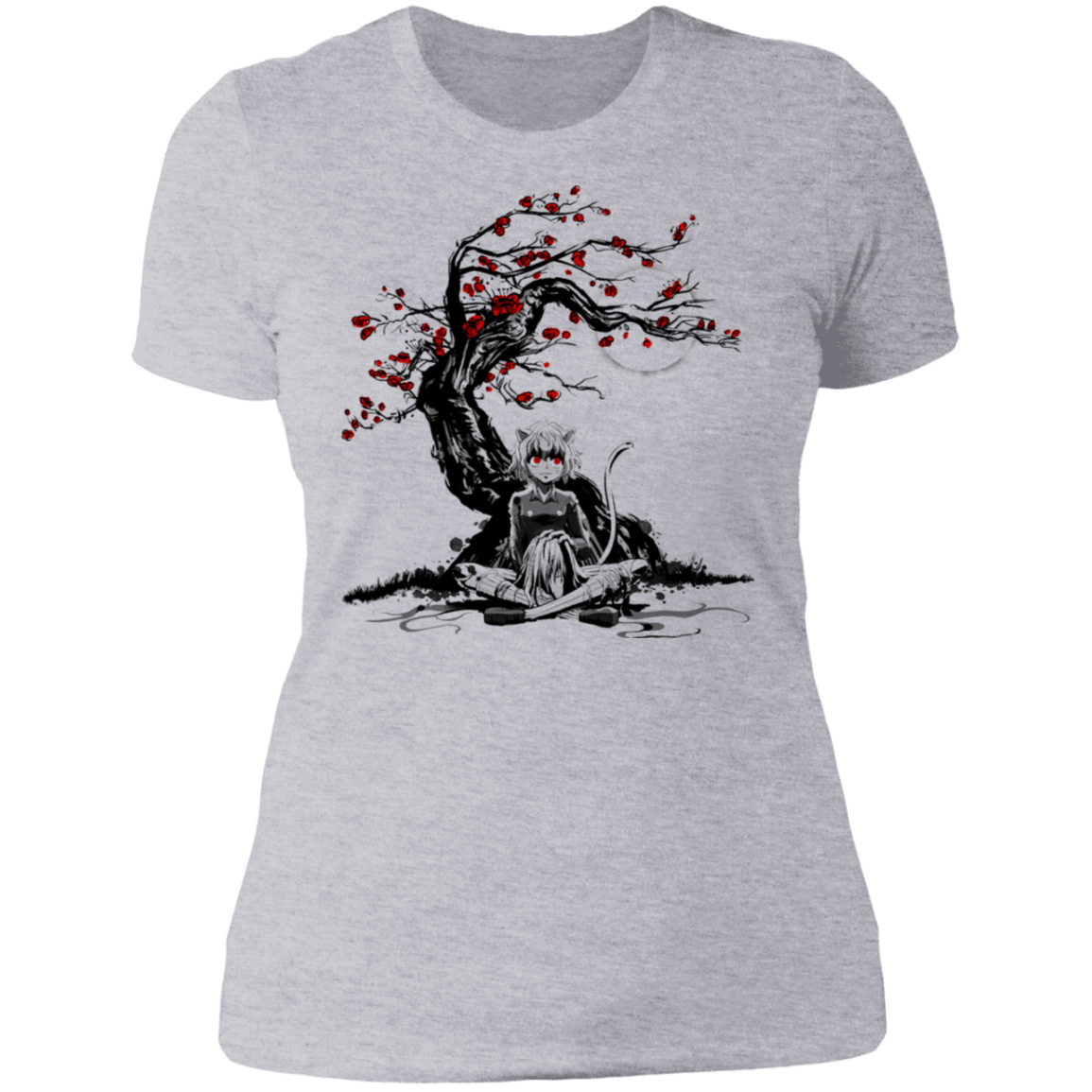 T-Shirts Heather Grey / S Cat Humanoid Women's Premium T-Shirt